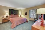 Primary Bedroom has 1 King Bed